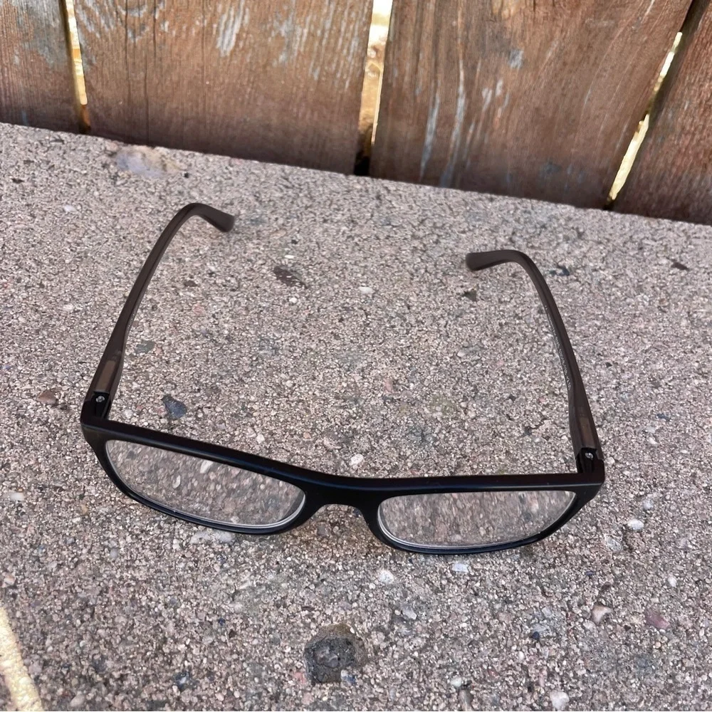 JONES NEW YORK Black Gray Eyeglass Readers Frames 53 18 138‎ +2.00
